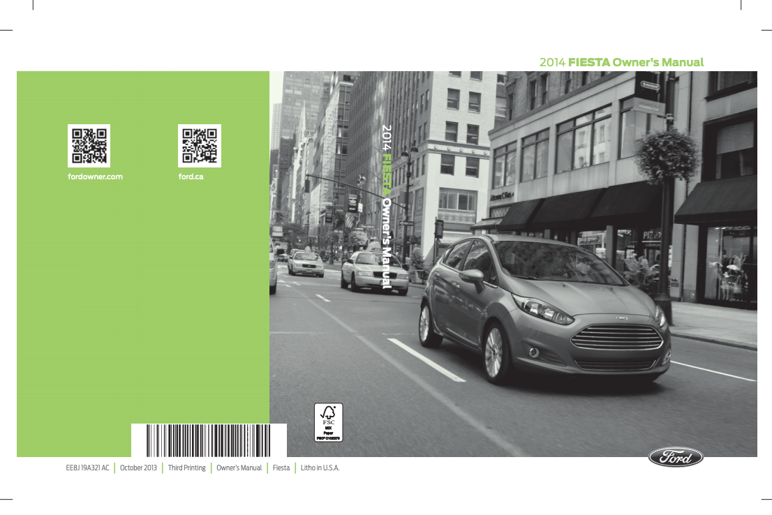 2014 Ford FIESTA Owner’s Manual Image