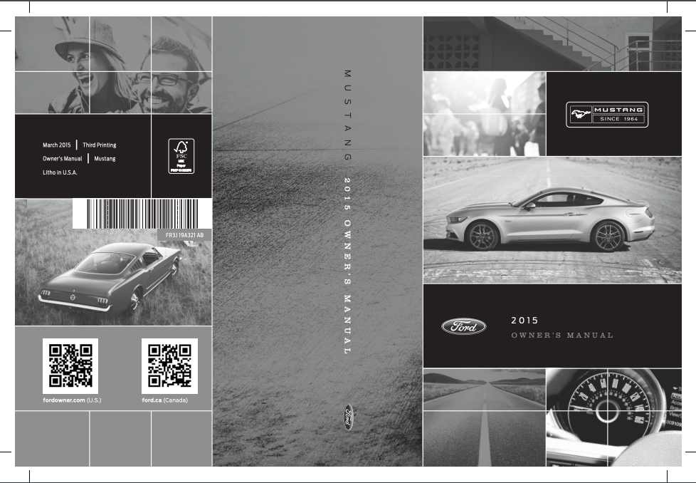2015 Ford MUSTANG Owner’s Manual Image