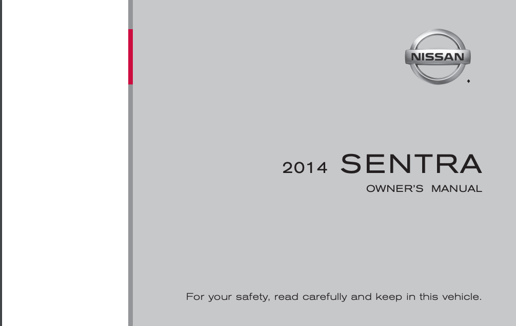 2014 Nissan Sentra Owner’s Manual Image