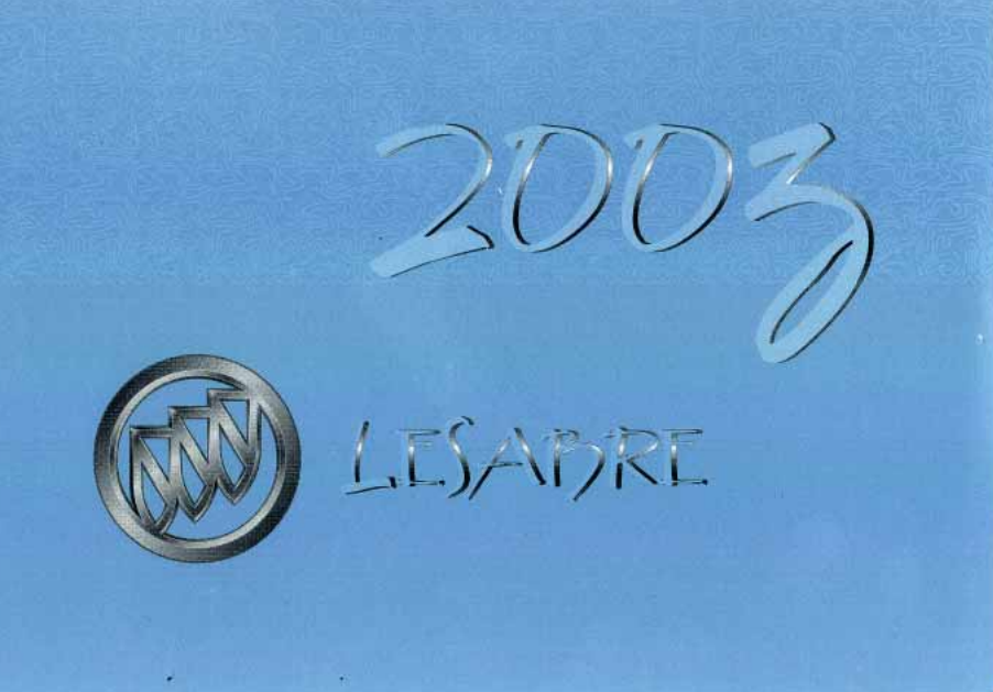 2003 Buick LeSabre Owner’s Manual Image
