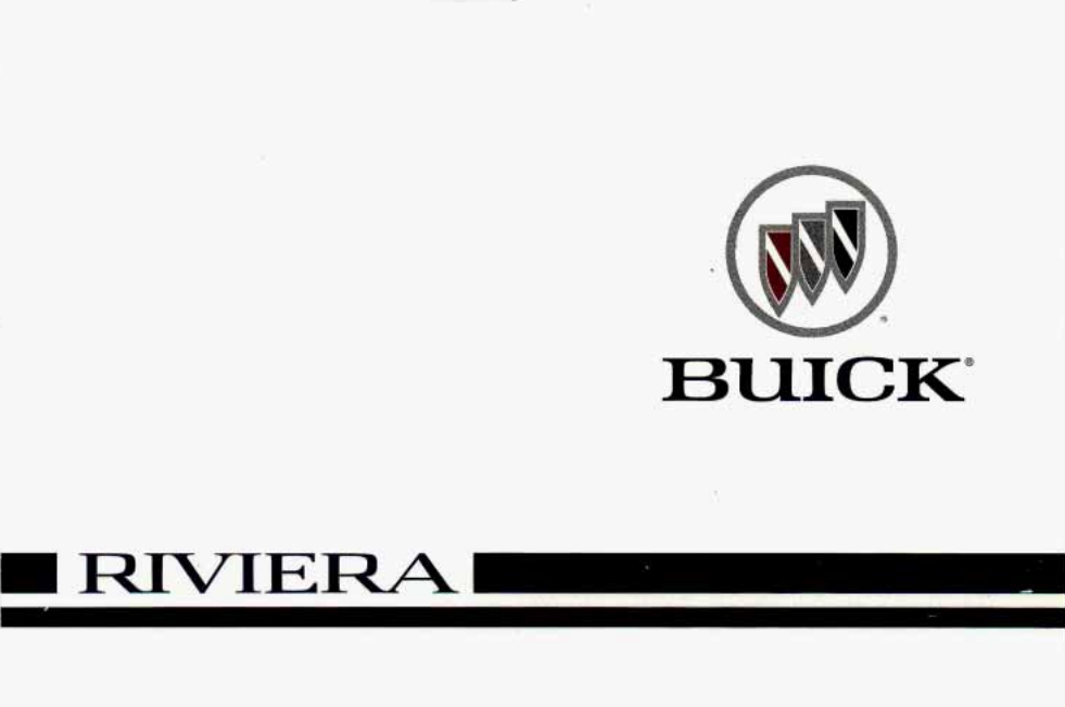 1996 Buick Riviera Owner’s Manual Image