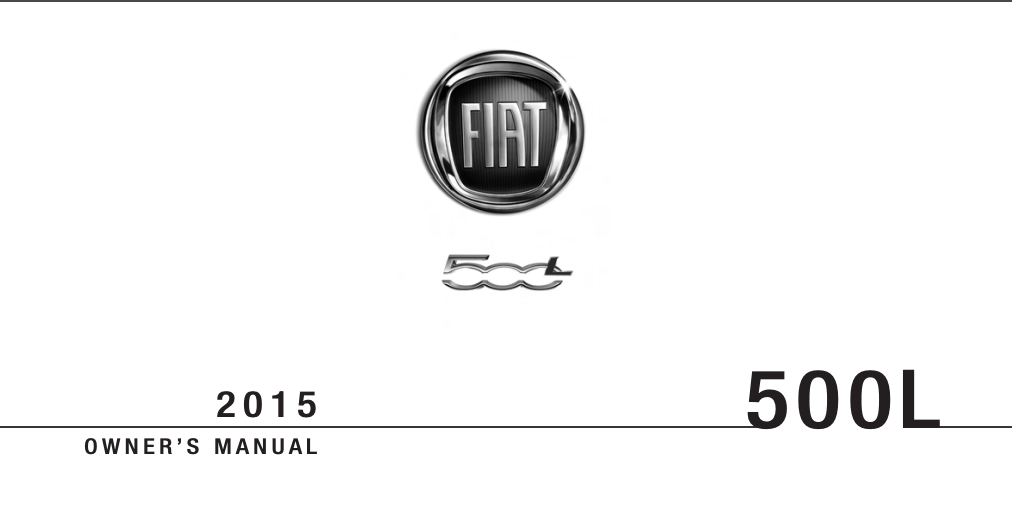 2015 Nissan Fiat 500L Owner’s Manual Image