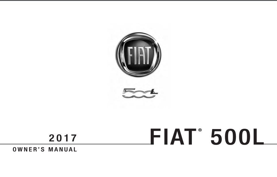 2017 Nissan Fiat 500L Owner’s Manual Image