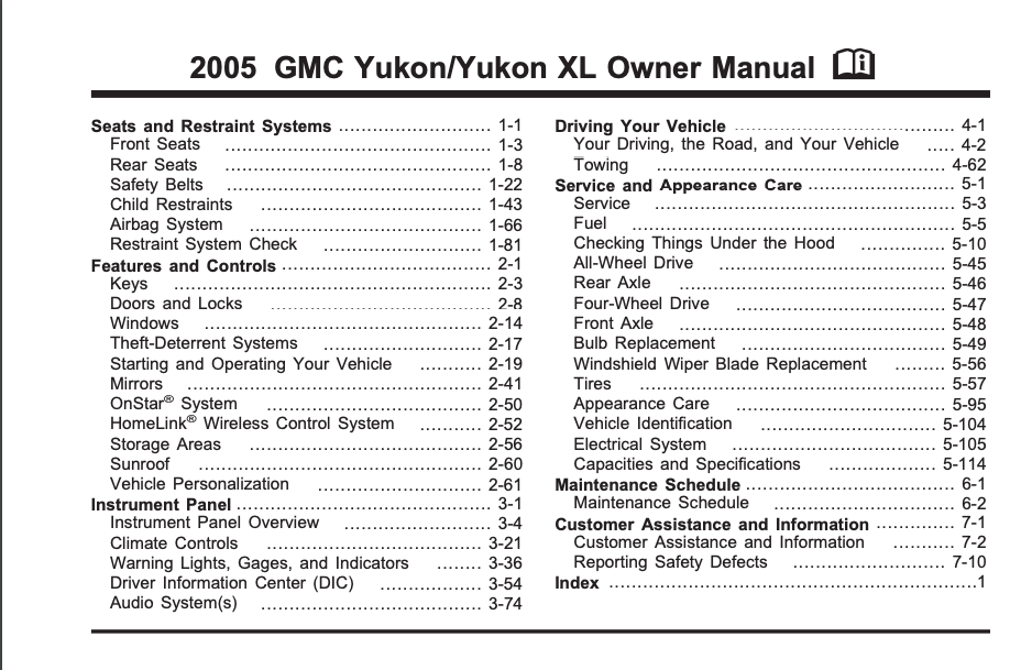 2005 GMC Yukon/Yukon XL Image