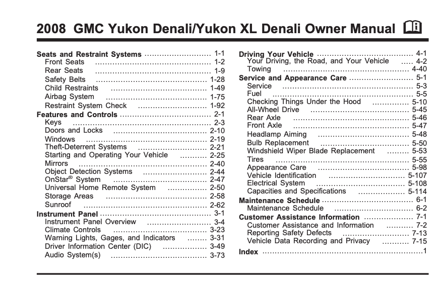 2008 GMC Yukon Denali/Yukon XL Denali Image