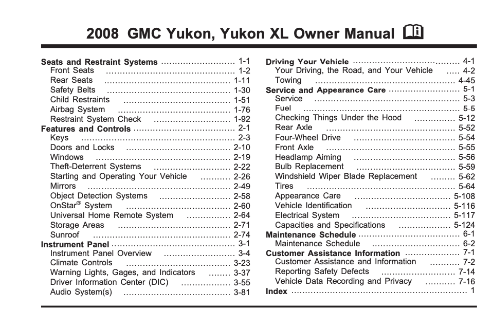 2008 GMC Yukon/Yukon XL Image
