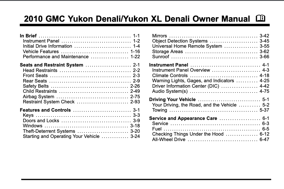 2010 GMC Yukon Denali/Yukon XL Denali Image