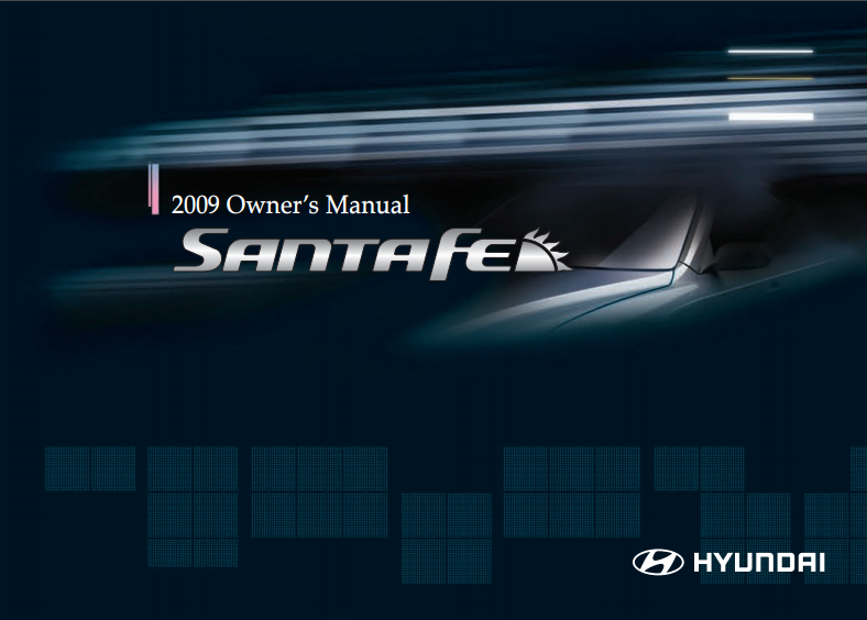 2008 Hyundai Santa Fe Owner’s Manual Image