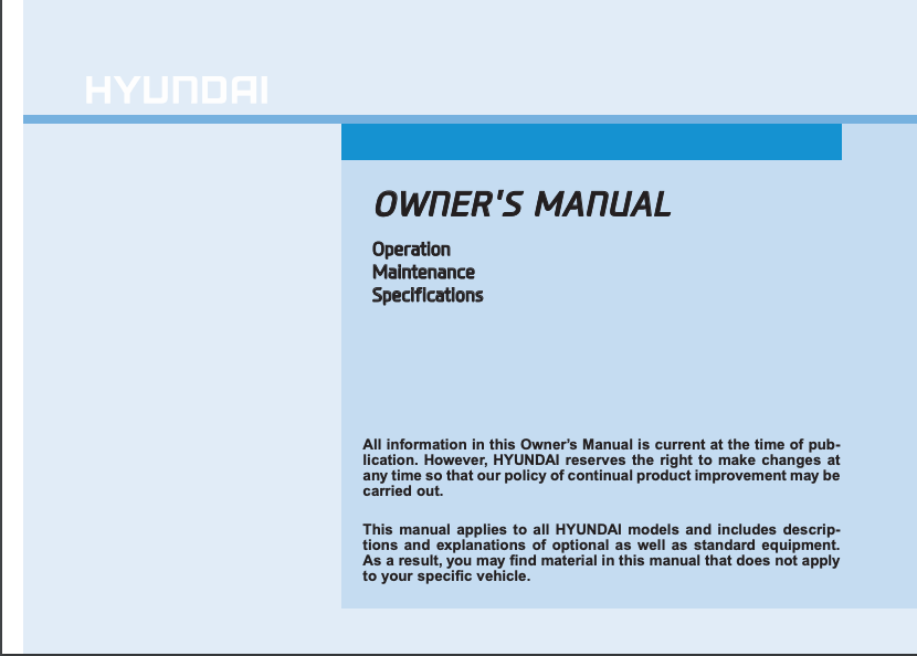 2016 Hyundai Sonata Hybrid Owner’s Manual Image