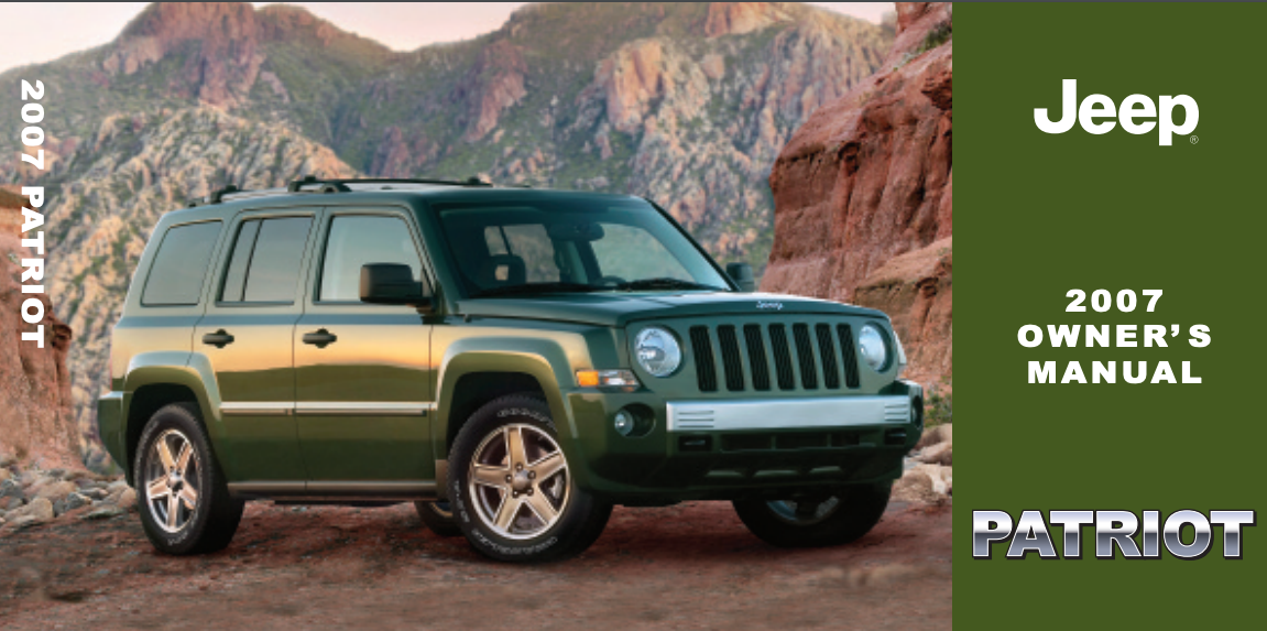 2007 Jeep Patriot Owner’s Manual Image