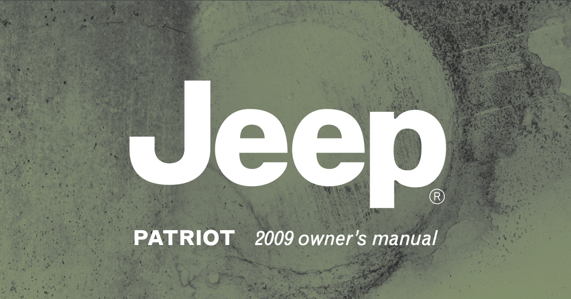 2009 Jeep Patriot Owner’s Manual Image