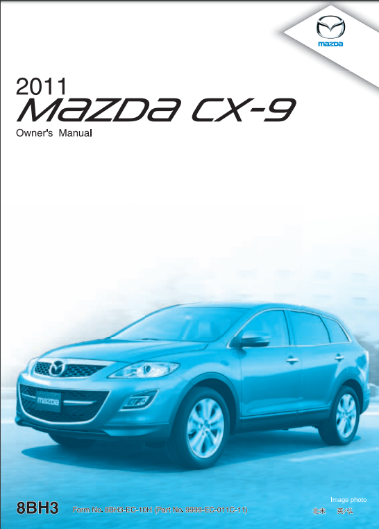 2011 Mazda CX-9 Owner’s Manual Image