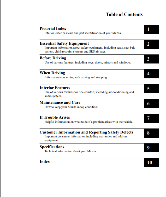 2018 Mazda CX-3 Owner’s Manual Image