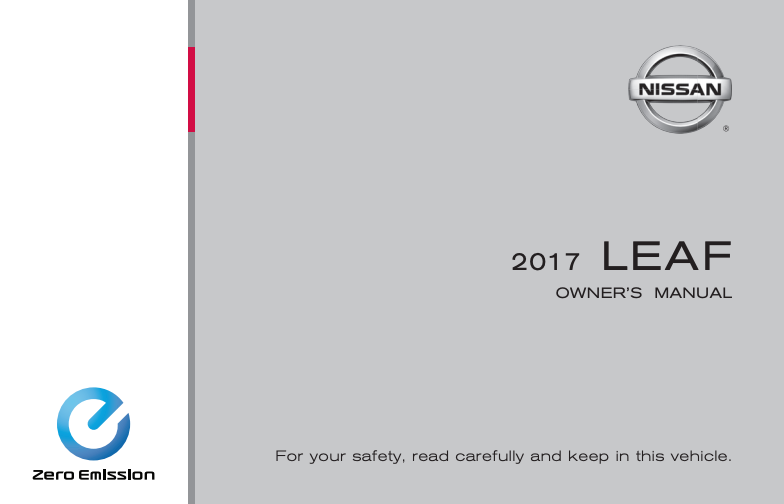 2017 Nissan LEAF Owner’s Manual Image