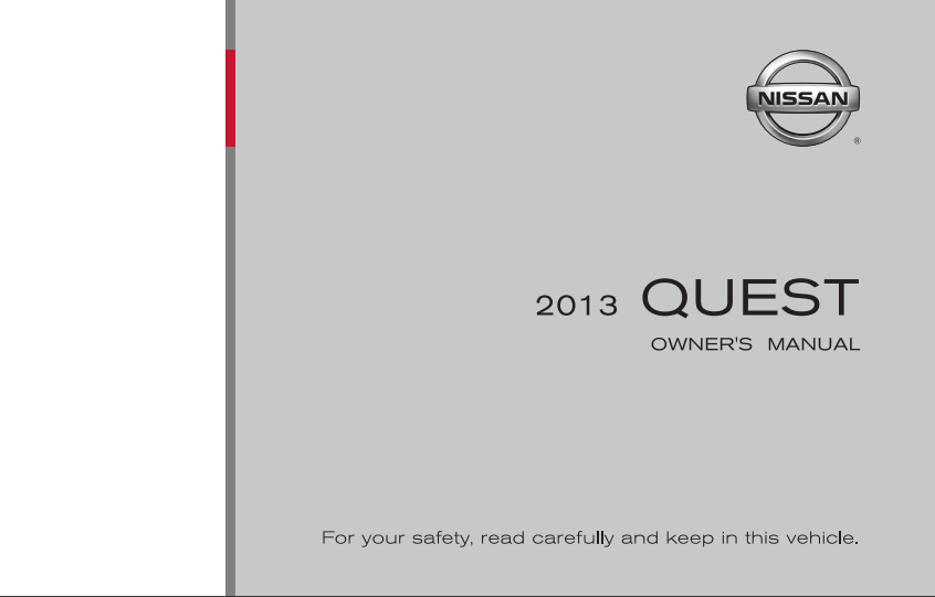 2013 Nissan Quest Owner’s Manual Image