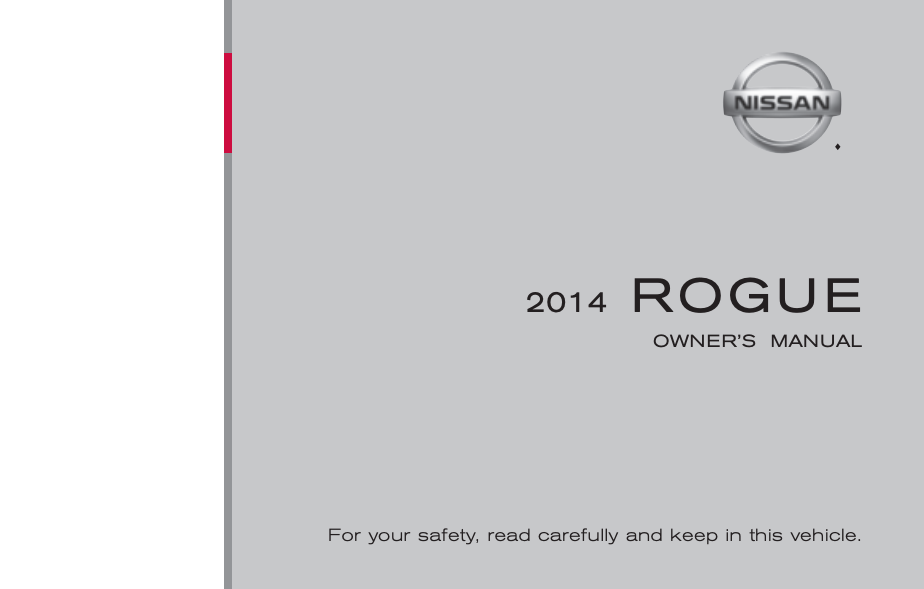 2014 Nissan Rogue Owner’s Manual Image