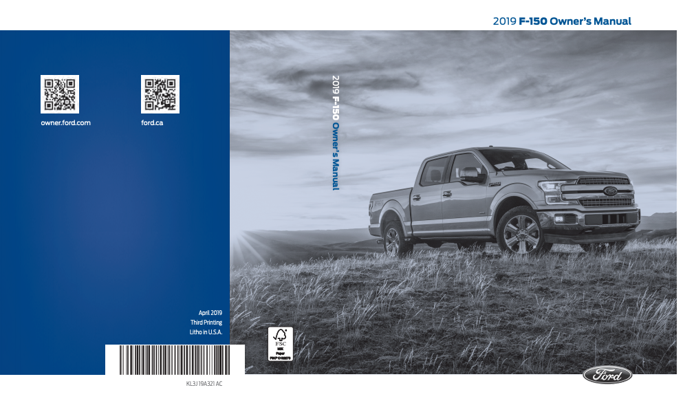 2019 Ford F-150 Owner’s Manual Image