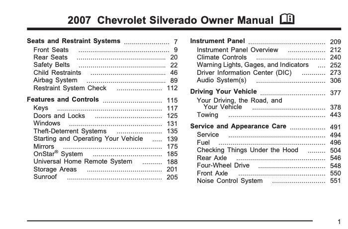 2007 Chevrolet Silverado 1500 Image