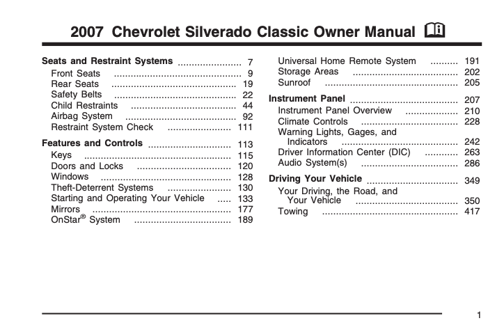 2007 Chevrolet Silverado Classic Image