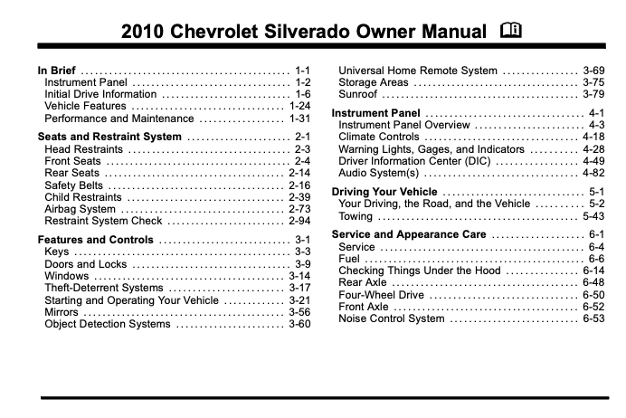 2010 Chevrolet Silverado 1500 Image