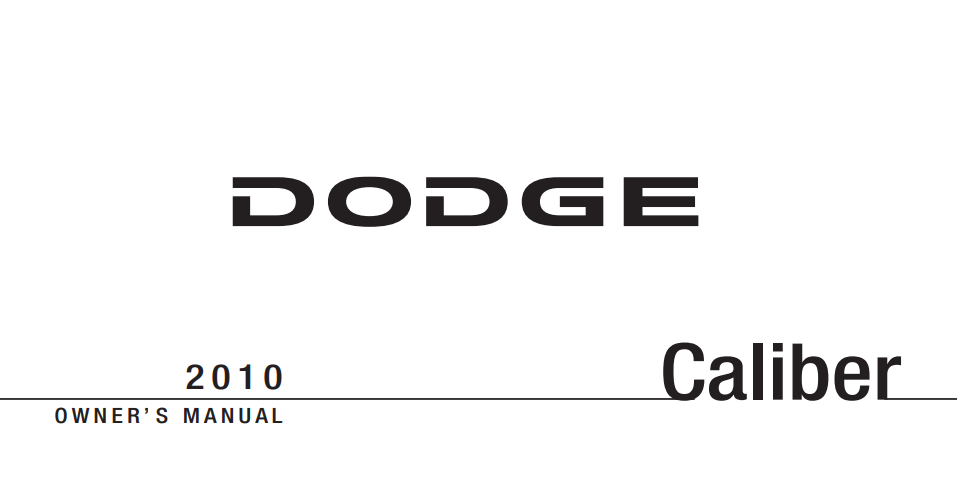 2010 Dodge Caliber Image
