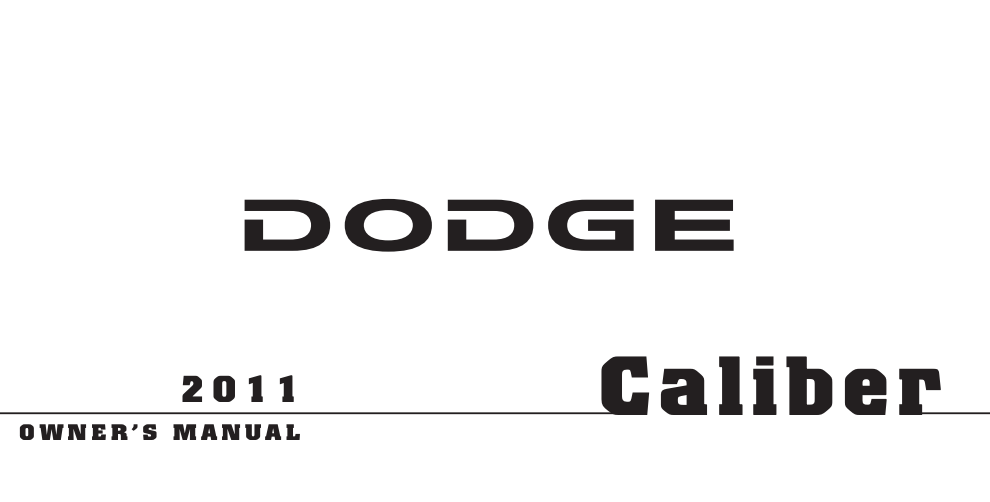 2011 Dodge Caliber Image