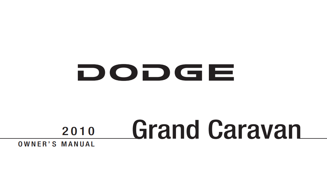2010 Dodge Caravan Image