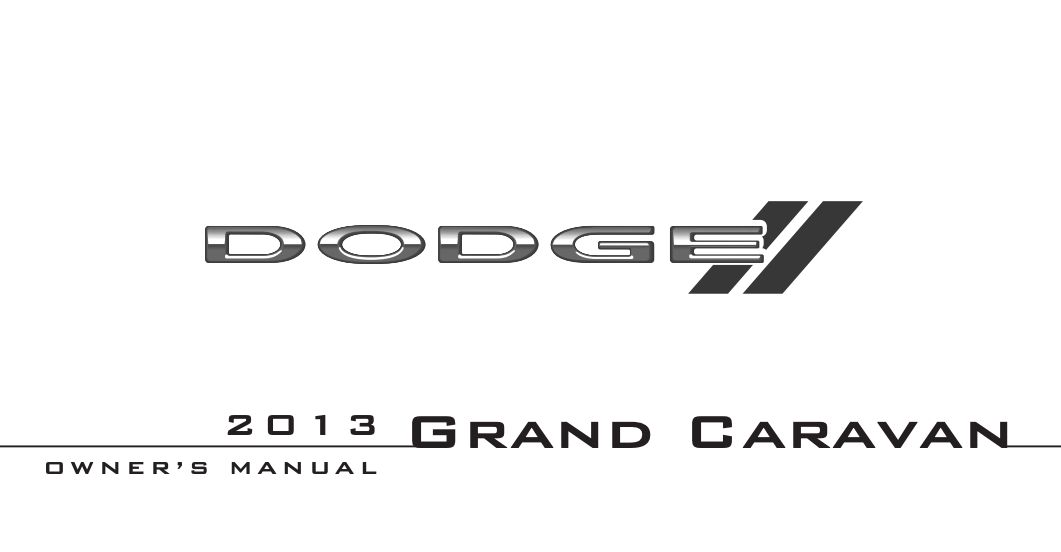 2013 Dodge Caravan Image