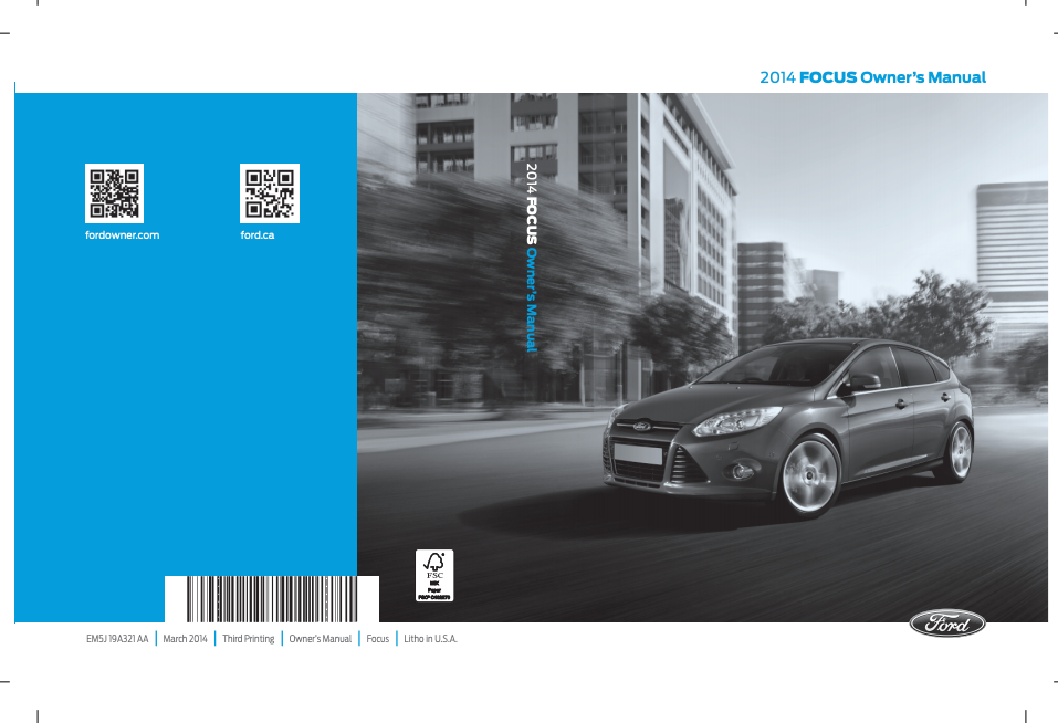 2014 Ford Focus Owner’s Manual Image