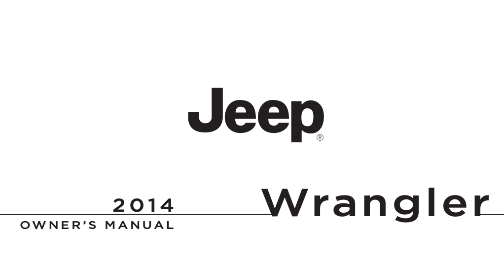 2014 Jeep Wrangler Unlimited Owner’s Manual Image