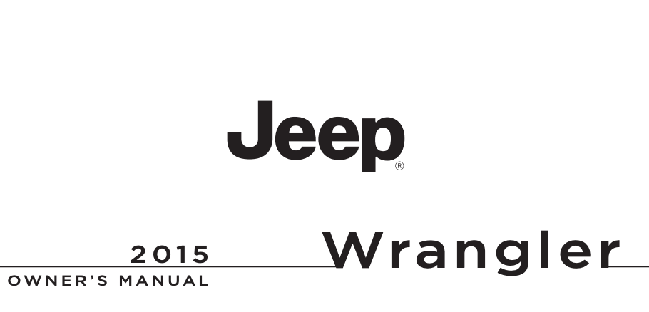 2015 Jeep Wrangler Unlimited Owner’s Manual Image