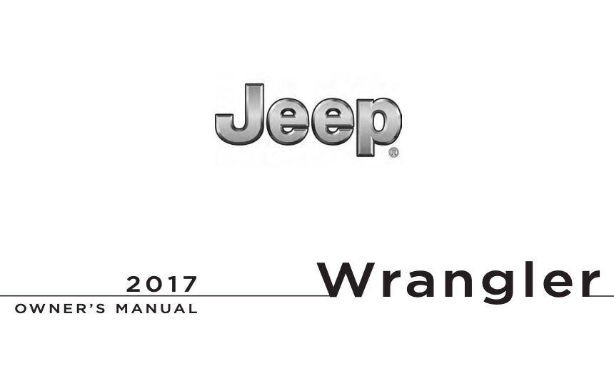 2017 Jeep Wrangler Owner’s Manual Image