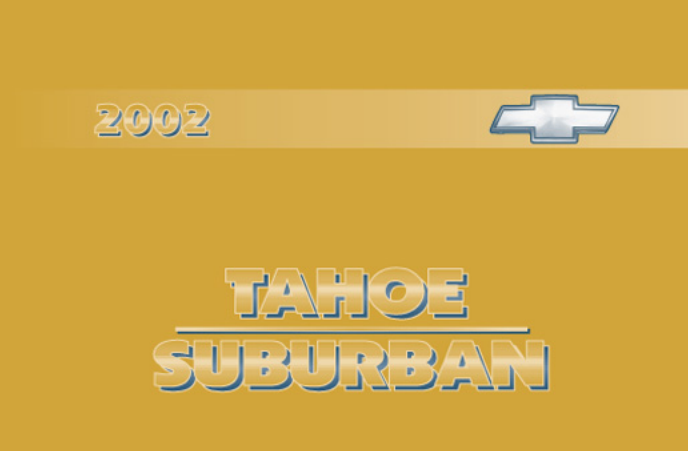 2002 Chevrolet Tahoe/Suburban Owners Manual Image