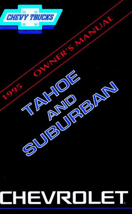 1995 Chevrolet Tahoe/Suburban Owners Manual Image