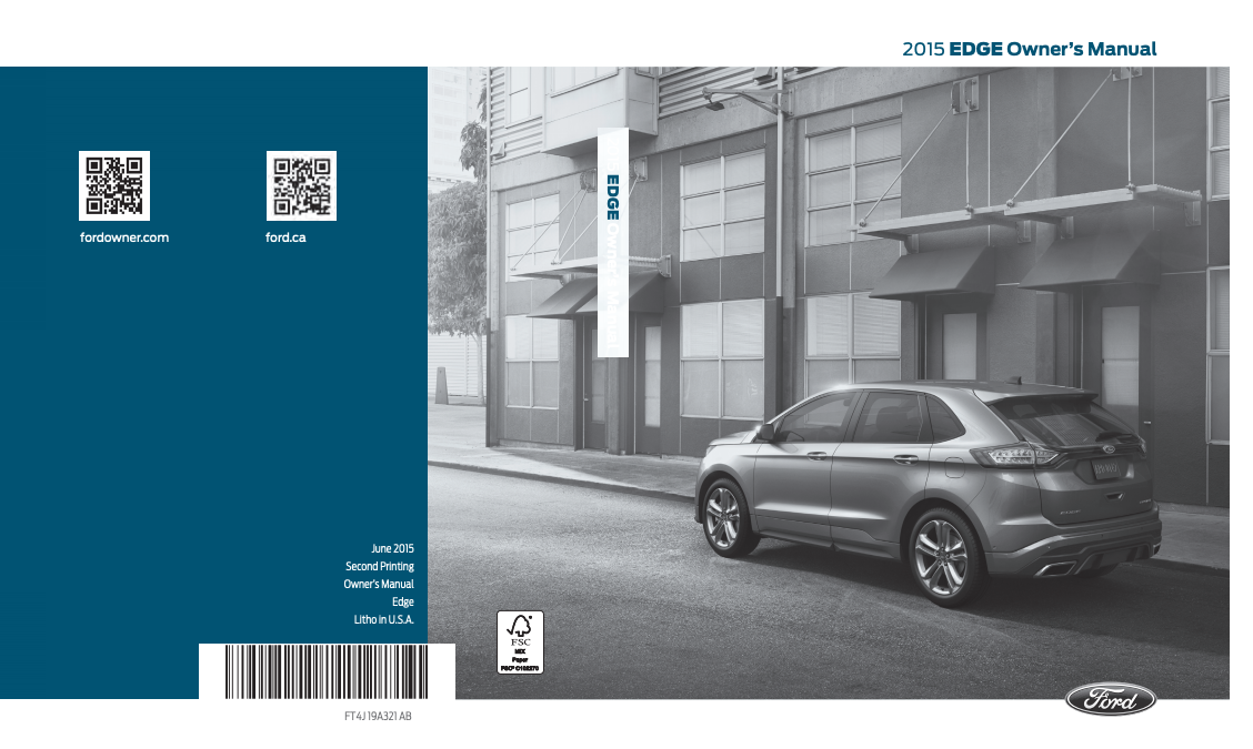 2015 Ford Edge Owner’s Manual Image