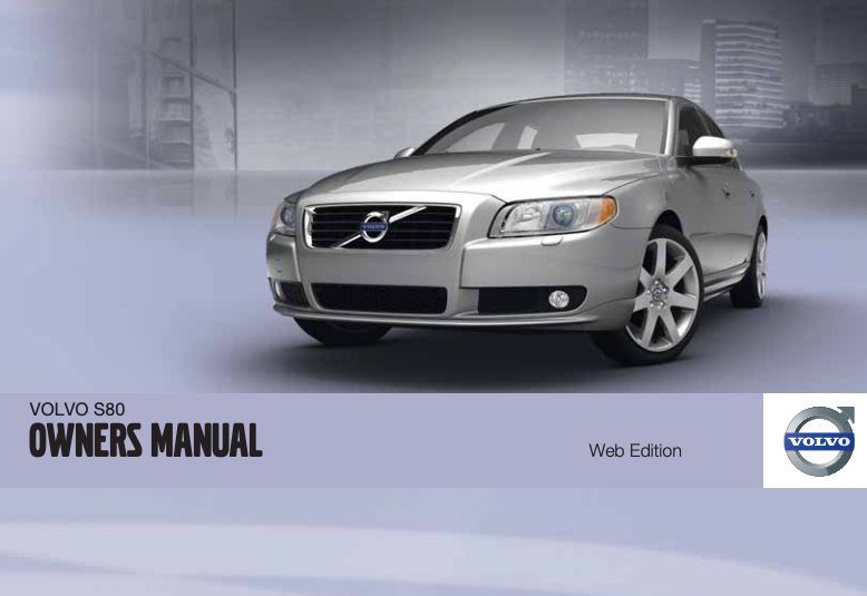 2012 Volvo S80 Owners Manual Image
