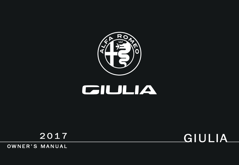 2017 Alfa Romeo Giulia Owners Manual Image