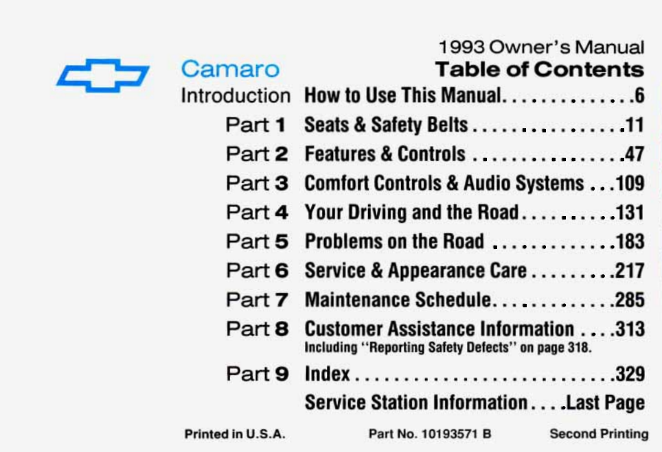 1993 Chevrolet Camaro Image