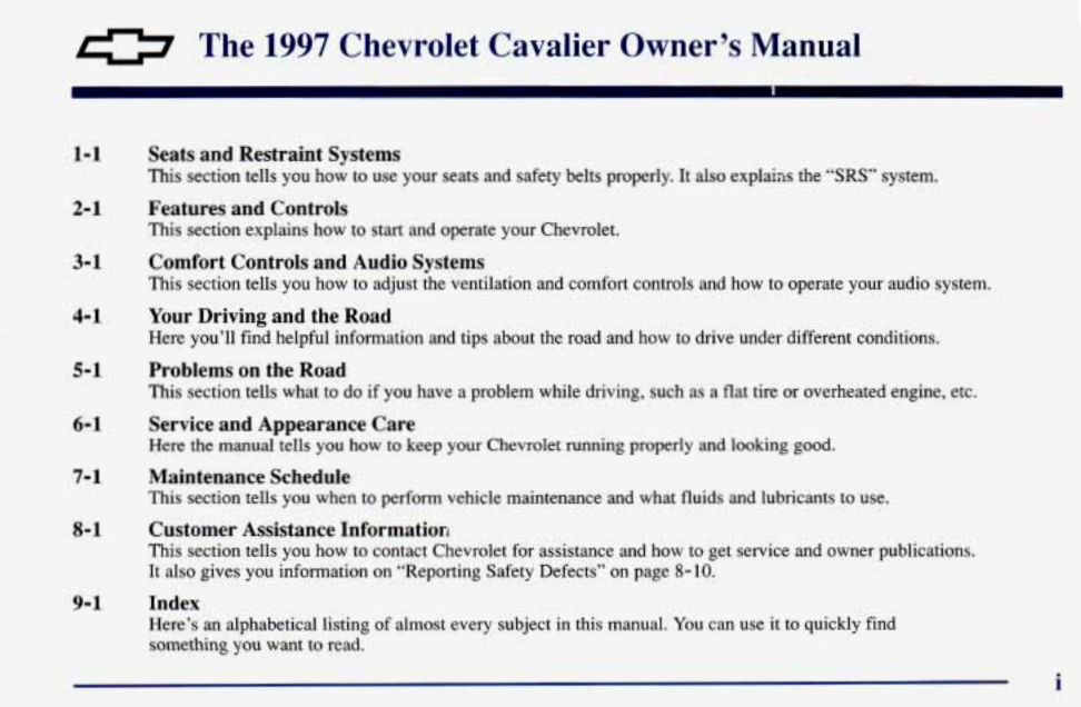 1997 Chevrolet Cavalier Image