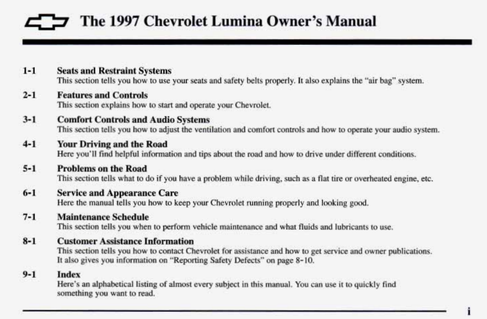 1997 Chevrolet Lumina Image