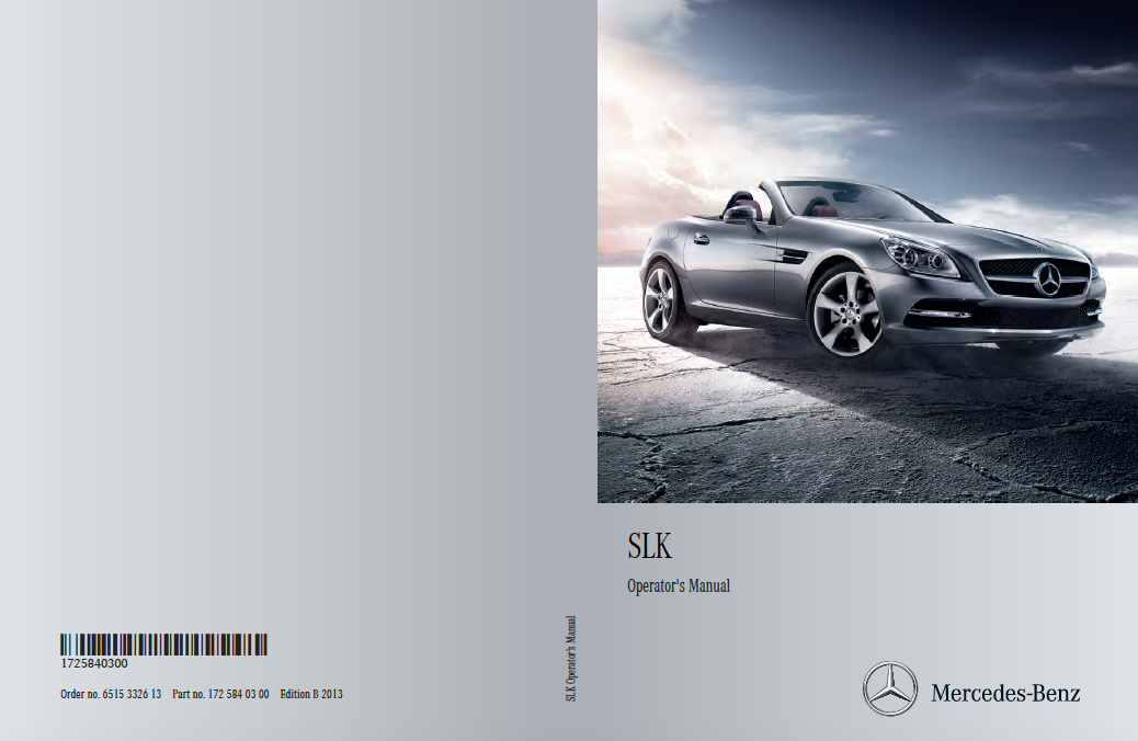 2013 Mercedes Benz SLK Roadster Image