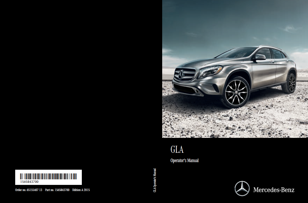 2015 Mercedes Benz GLA Owners Manual Image