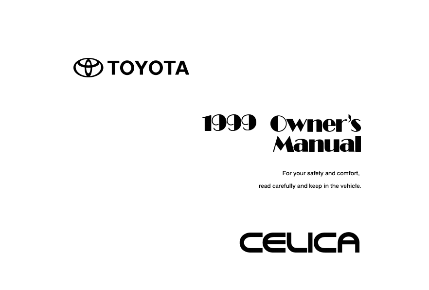 1999 Toyota Celica Image