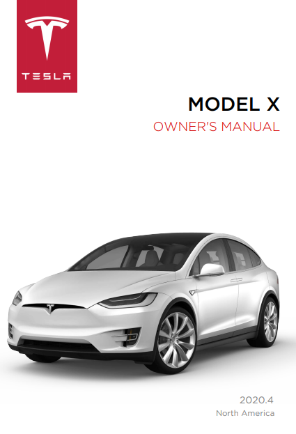 2020 Tesla Model X Owner's Manual [Sign Up & Download] | OwnerManual