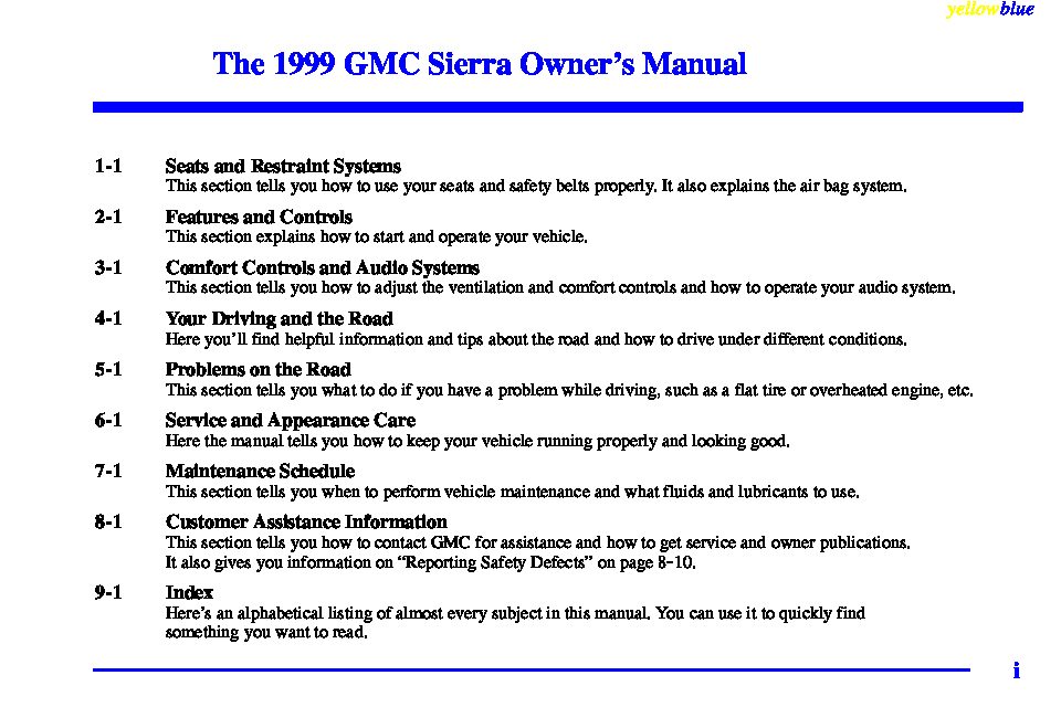 1999 GMC Sierra Image