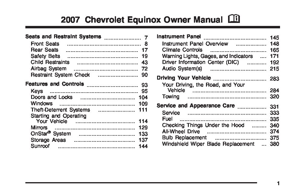 2007 Chevrolet Equinox Image