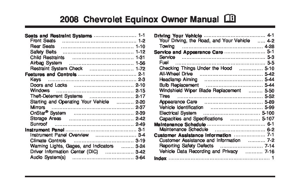 2008 Chevrolet Equinox Image
