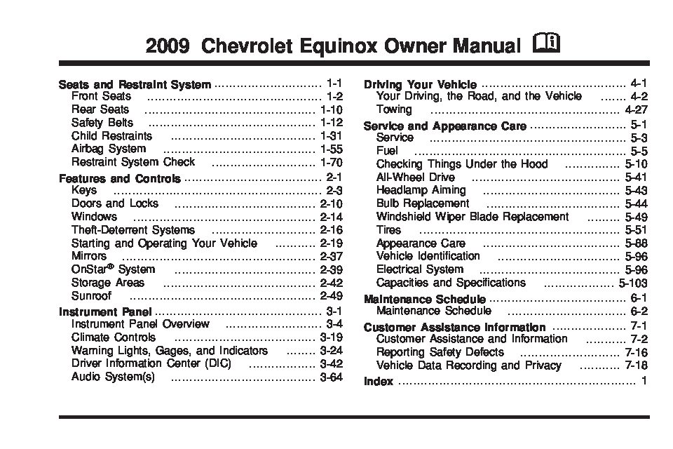 2009 Chevrolet Equinox Image