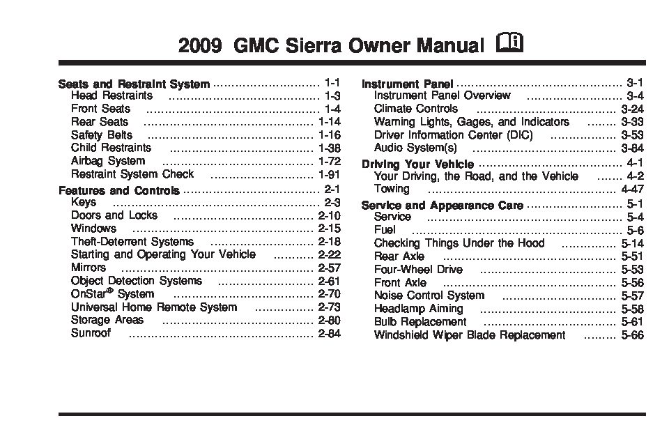 2009 GMC Sierra Image