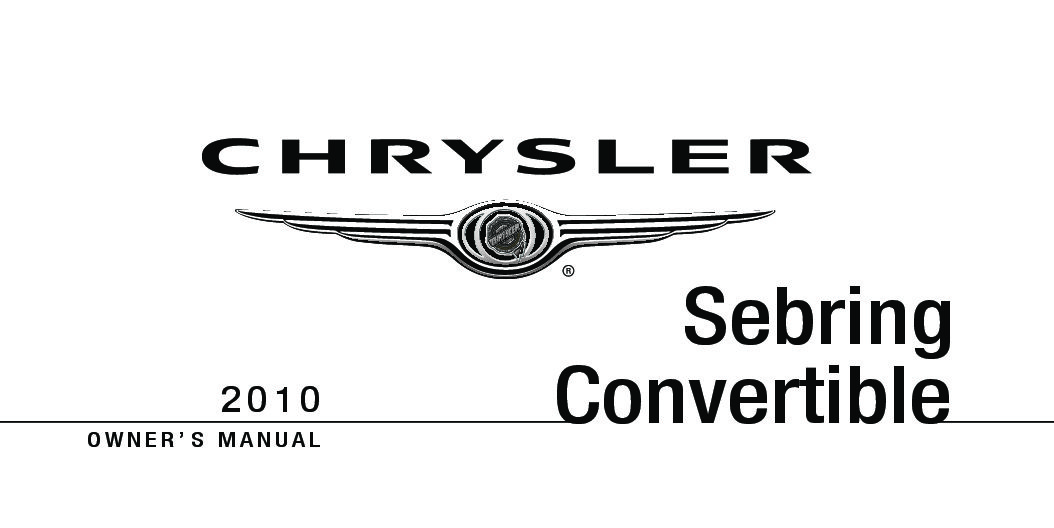 2010 Chrysler Sebring Convertible Image